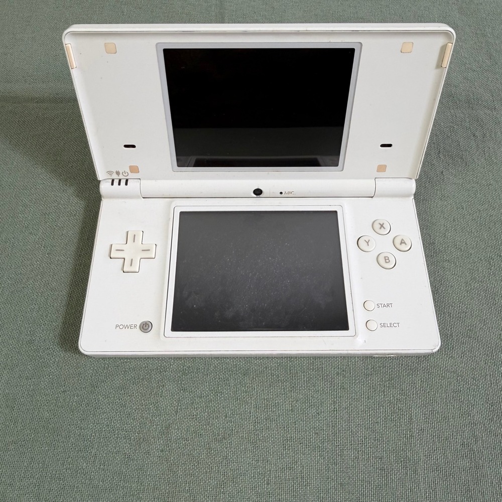 Nintendo DSi Handheld Video Game Console White TWL-001 Tested Working